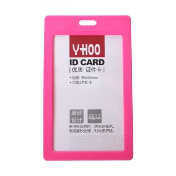Creative PVC Vertical ID Card Badge Holders Frosted Badge Holder & Accessories For ID Pass Card 10.9cm x6.7cm, 10 PCs
Creative PVC Vertical ID Card Badge Holders Frosted Badge Holder & Accessories For ID Pass Card 10.9cm x6.7cm, 10 PCs