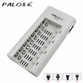 PALO Original 8 Slots AA battery Charger For AA / AAA 1.2V Ni-MH / Ni-Cd Batteries Intelligent Rechargeable Battery Charger
PALO Original 8 Slots AA battery Charger For AA / AAA 1.2V Ni-MH / Ni-Cd Batteries Intelligent Rechargeable Battery Charger