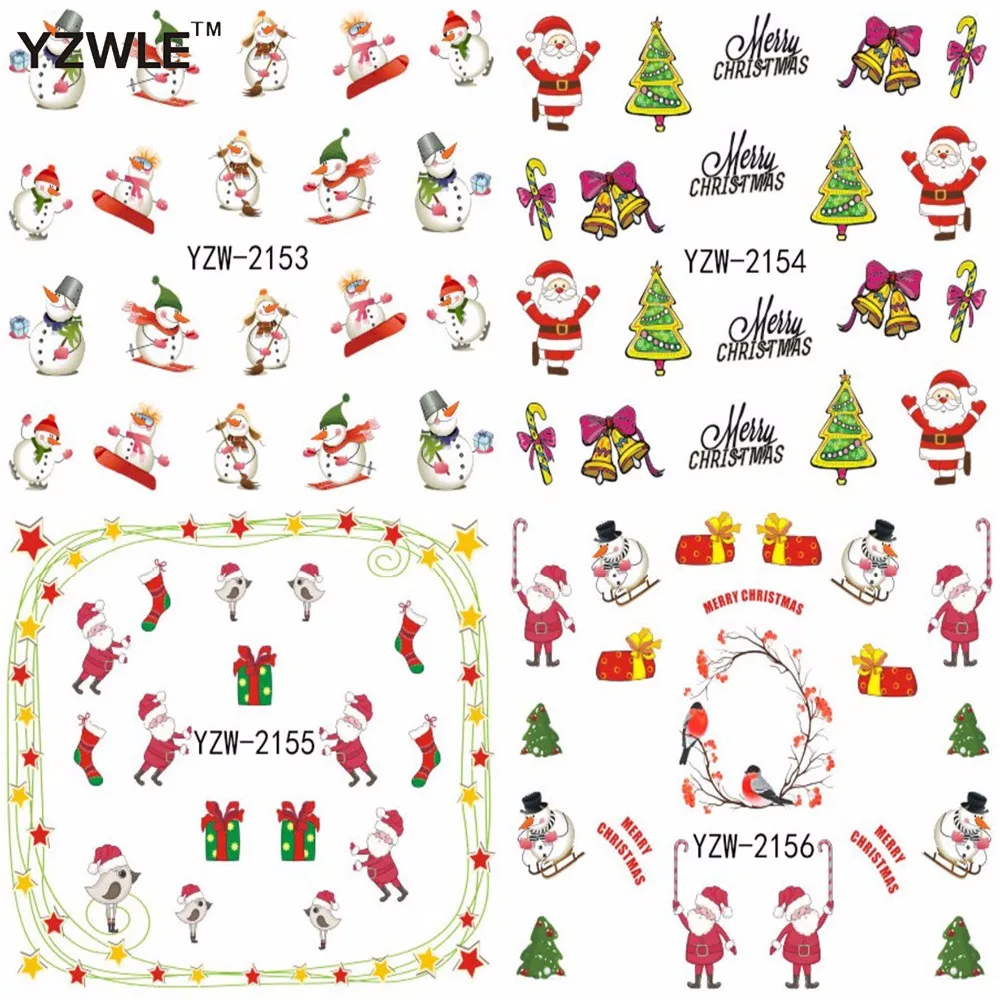 WUF 1 Sheet Christmas Design DIY Decals Nail Art Water Transfer Printing Stickers Accessories For Nails
WUF 1 Sheet Christmas Design DIY Decals Nail Art Water Transfer Printing Stickers Accessories For Nails