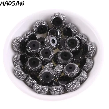 200Pcs/Lot 7*12MM Rhodium Beads Tabular Carriage Wheel Round Resin Rhinestone Beads Accessories For DIY Jewelry Findings
200Pcs/Lot 7*12MM Rhodium Beads Tabular Carriage Wheel Round Resin Rhinestone Beads Accessories For DIY Jewelry Findings