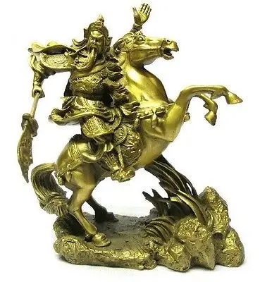 Large brass Small Chinese Dragon Warrior Guan Gong/ Yu on horse Statue 7"H Gold Decoration 100% Brass BRASS
Large brass Small Chinese Dragon Warrior Guan Gong/ Yu on horse Statue 7"H Gold Decoration 100% Brass BRASS