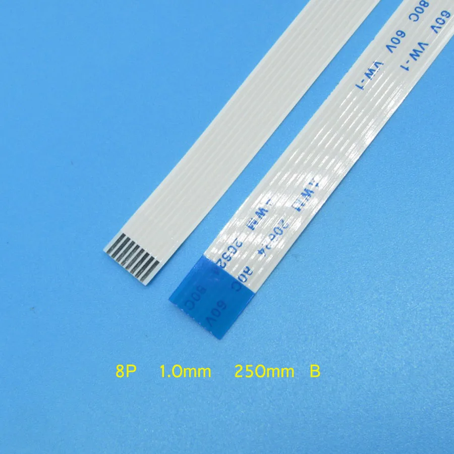 2pcs AWM 20624 80C 60V VW-1 FFC FPC flat flexible cable 1.0mm pitch 8pin Length 250mm Width 9mm Forward Flex cable Type B
2pcs AWM 20624 80C 60V VW-1 FFC FPC flat flexible cable 1.0mm pitch 8pin Length 250mm Width 9mm Forward Flex cable Type B