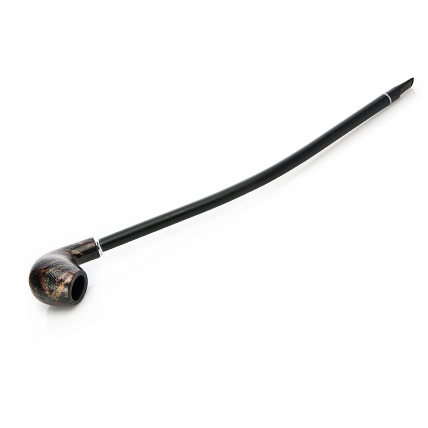 Long Tube Snake Style Wooden Tobacco Pipe With Black Gift Box 5513L Handmade Smoking Resin Cigarette Wood Herb Tobacco Pipe
Long Tube Snake Style Wooden Tobacco Pipe With Black Gift Box 5513L Handmade Smoking Resin Cigarette Wood Herb Tobacco Pipe