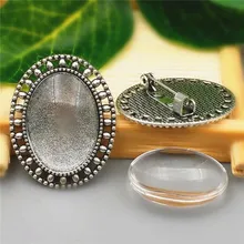 10sets/lot Antique Silver Alloy (Fit 18*25mm Dia) Filigree Brooch oval Cabochon Brooch Pendant Setting+clear glass beads A1015
10sets/lot Antique Silver Alloy (Fit 18*25mm Dia) Filigree Brooch oval Cabochon Brooch Pendant Setting+clear glass beads A1015