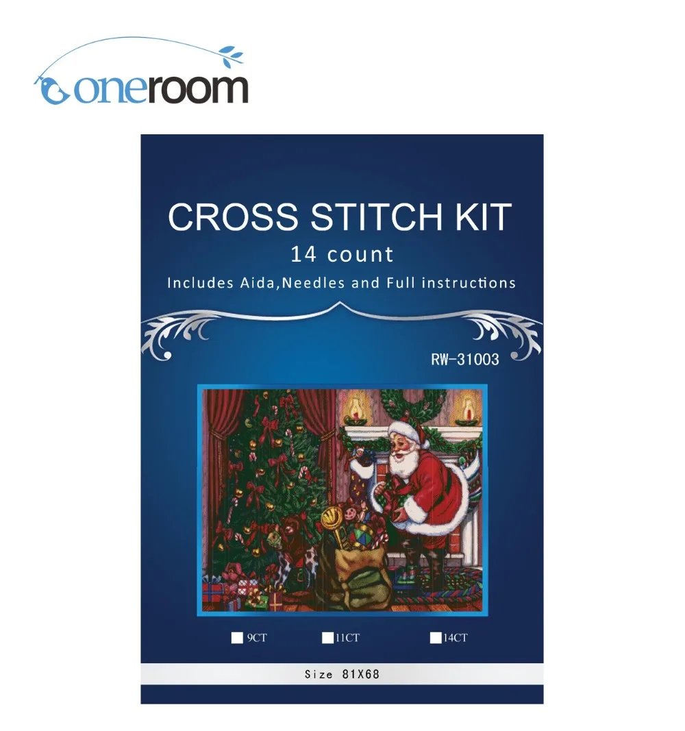 Santa Claus White Canvas Cross Stitch Kits, Needlework Set, Home Decoration, similar to DMC, 14ct, 3th
Santa Claus White Canvas Cross Stitch Kits, Needlework Set, Home Decoration, similar to DMC, 14ct, 3th