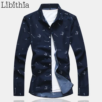 Men Cute Print Cotton Dress Shirt Big Size M-7XL New Long Sleeve Social Blouses Male Clothing Sky Blue White Navy Blue K321
Men Cute Print Cotton Dress Shirt Big Size M-7XL New Long Sleeve Social Blouses Male Clothing Sky Blue White Navy Blue K321