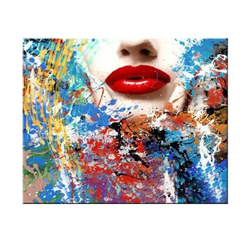 Red Lip Picture Hand painted Modern Abstract Oil Painting on Canvas Wall Art for Living Room Home Decoration Gift Unframed S013
Red Lip Picture Hand painted Modern Abstract Oil Painting on Canvas Wall Art for Living Room Home Decoration Gift Unframed S013