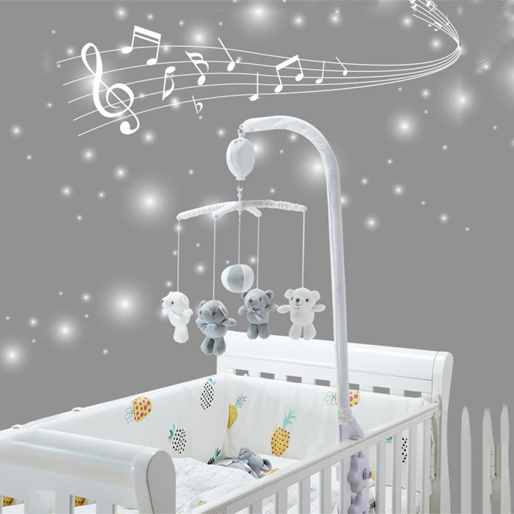 Infant Crib Mobile Bed Bell Toys Baby Rattles Arm Bracket Wind-up Music Box Handmade Bear Stroller Toy Baby Toys 0-12 Months 
Infant Crib Mobile Bed Bell Toys Baby Rattles Arm Bracket Wind-up Music Box Handmade Bear Stroller Toy Baby Toys 0-12 Months
