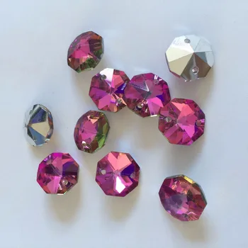 100Pcs/Lot14mm Coating Pink Octagon Beads 2 Holes Christmas Tree Crystal bead Garland Strand Beads Hanging Decorative Crystals
100Pcs/Lot14mm Coating Pink Octagon Beads 2 Holes Christmas Tree Crystal bead Garland Strand Beads Hanging Decorative Crystals