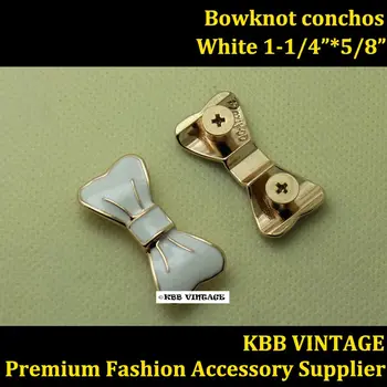 (KBM14) 10pc 1-1/4'' Western Bow-knot Concho Fancy Bow-tie Concho Craft Hardware White
(KBM14) 10pc 1-1/4'' Western Bow-knot Concho Fancy Bow-tie Concho Craft Hardware White