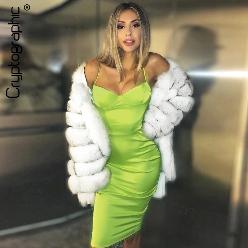 Cryptographic Spaghetti Strap Neon Green Dress Women Sleeveless Sexy V-Neck Club Party Dresses Bodycon 2019 Sundress Elegant
Cryptographic Spaghetti Strap Neon Green Dress Women Sleeveless Sexy V-Neck Club Party Dresses Bodycon 2019 Sundress Elegant