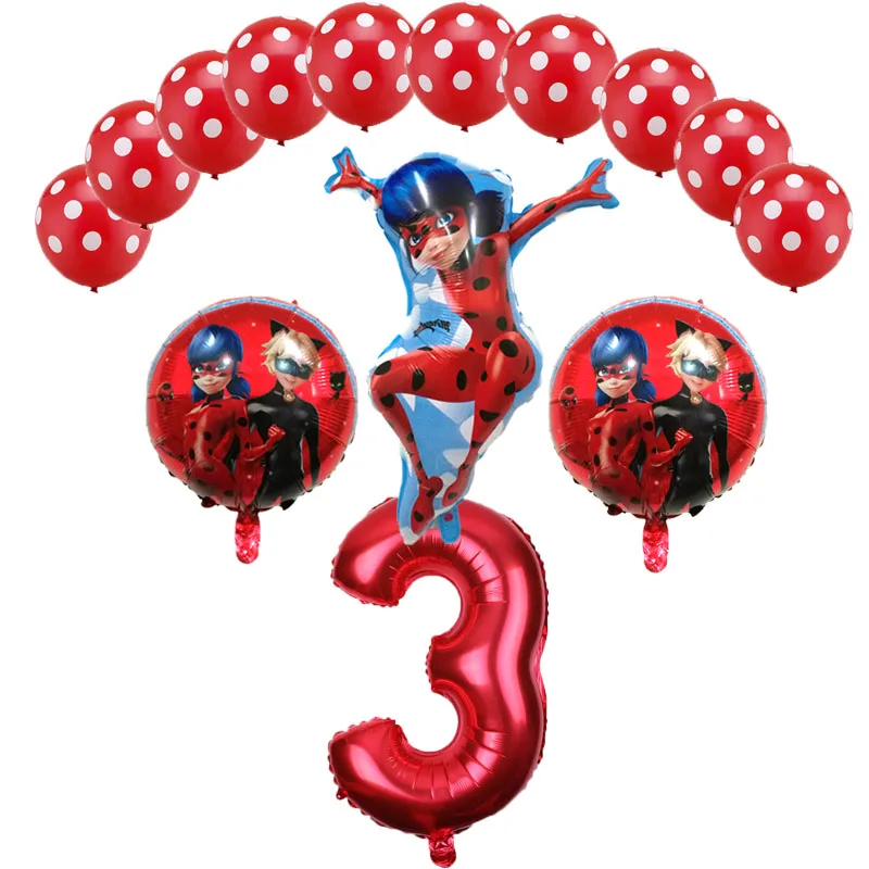 14pcs Ladybug Foil Balloons Birthday Party Decorations 32 Inch Number Ladybug Helium Latex Balloon Wholesale Kid Toys
14pcs Ladybug Foil Balloons Birthday Party Decorations 32 Inch Number Ladybug Helium Latex Balloon Wholesale Kid Toys