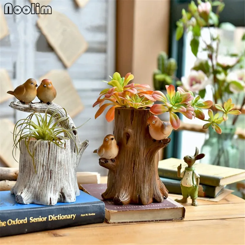 NOOLIM 1Pcs American Country Retro Resin Birds Succulent Planter Pot Flower Container Home Office Tabletop Garden Decoration
NOOLIM 1Pcs American Country Retro Resin Birds Succulent Planter Pot Flower Container Home Office Tabletop Garden Decoration