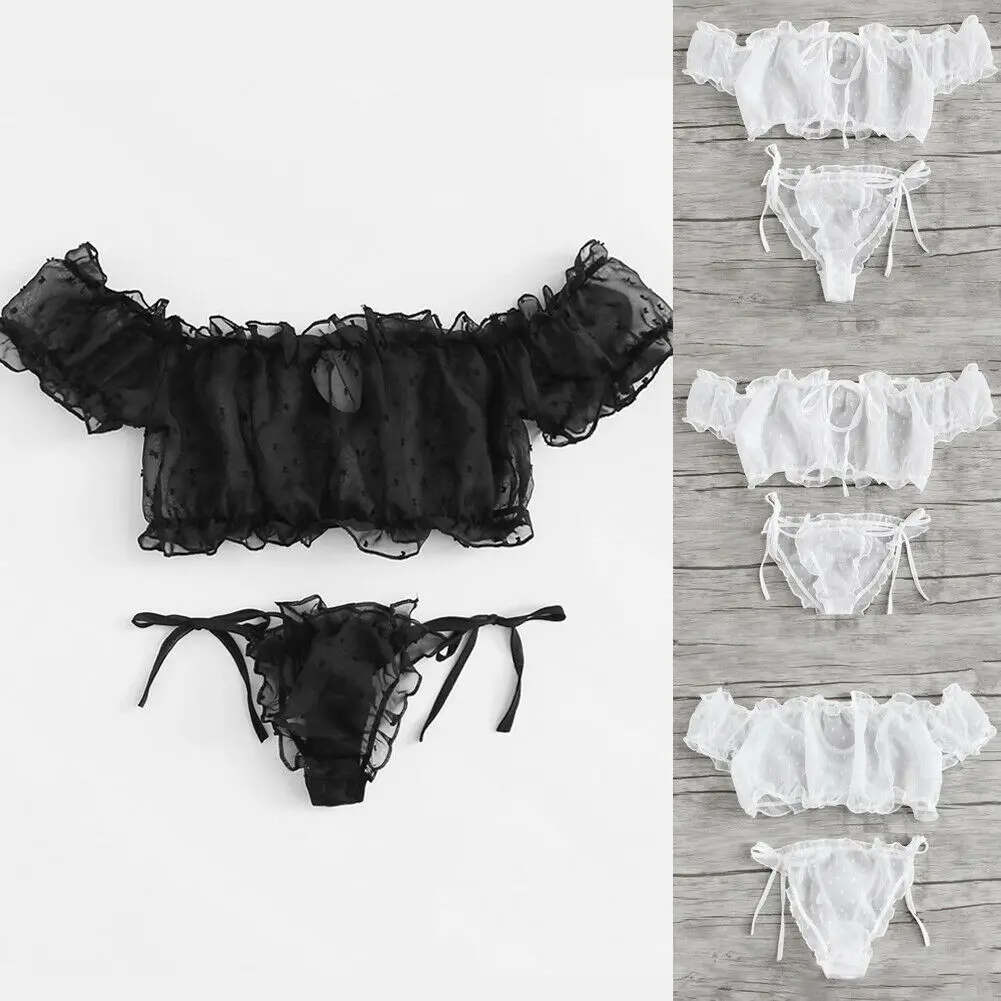 Sexy Women See-through Exotic Sets Lady Girls Lingerie Floral Lace Top Sleepwear Bra G-String Underwear Set
Sexy Women See-through Exotic Sets Lady Girls Lingerie Floral Lace Top Sleepwear Bra G-String Underwear Set