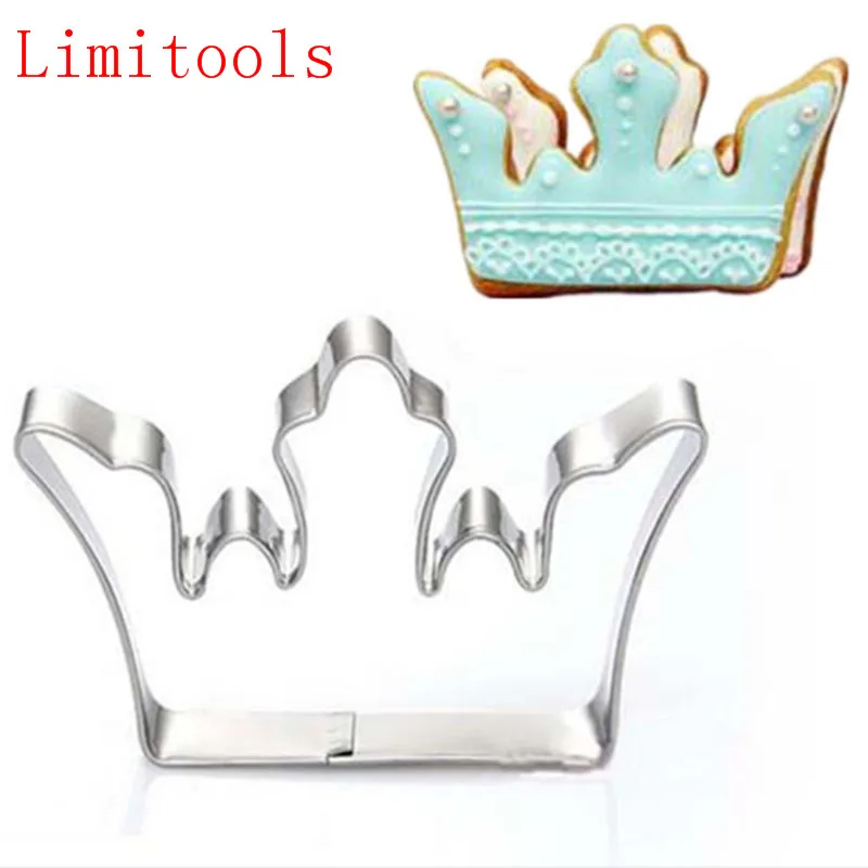 1PC Stainless Steel Princess Crown King Queen Party Cookie Cutter Cake Biscuit Baking Tool Mold Bakeware Tools
1PC Stainless Steel Princess Crown King Queen Party Cookie Cutter Cake Biscuit Baking Tool Mold Bakeware Tools