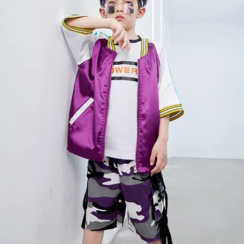 Boys Street Dance Jazz Costume Children'S Hip Hop Clothing Jacket Camouflage Shorts Performance Costume 110-180cm Height DWY1739
Boys Street Dance Jazz Costume Children'S Hip Hop Clothing Jacket Camouflage Shorts Performance Costume 110-180cm Height DWY1739