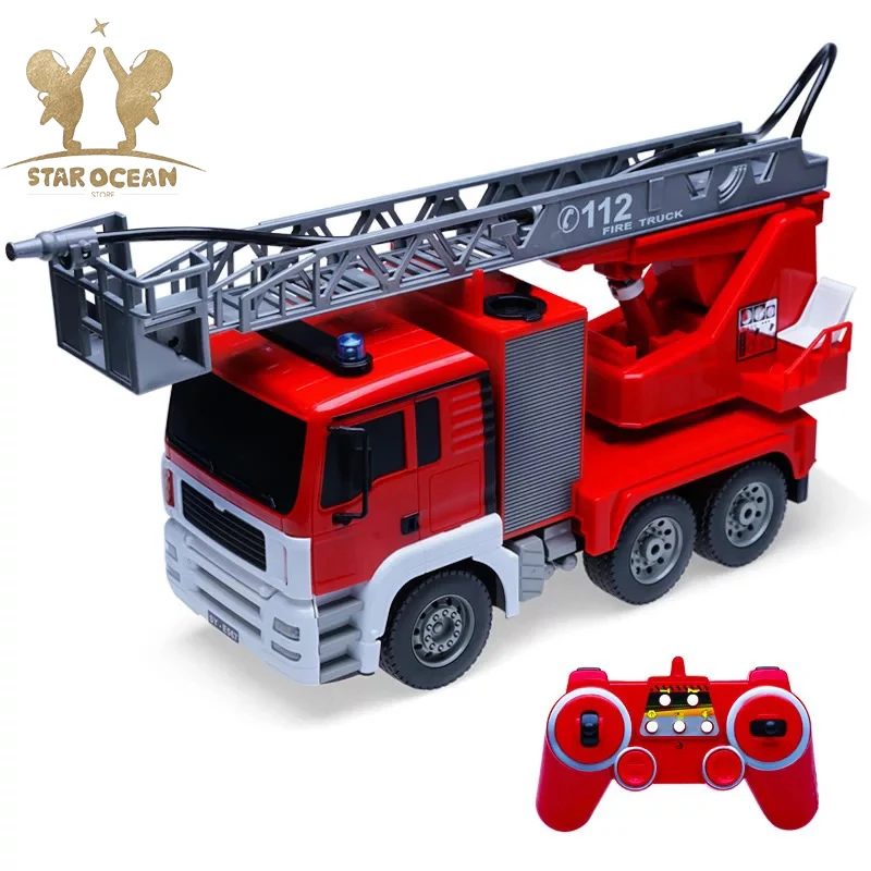 Electric Fire Truck Remote Control Car High Simulation Demonstration Educational Toys 1:20 Proportion 2.4G Remote Control
Electric Fire Truck Remote Control Car High Simulation Demonstration Educational Toys 1:20 Proportion 2.4G Remote Control