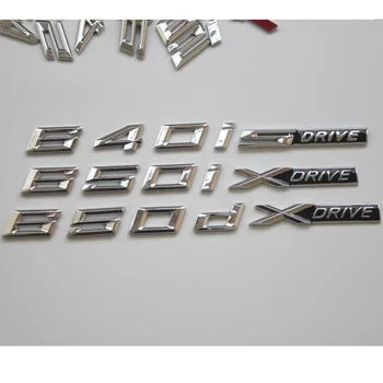 Chrome Letters Trunk Emblem Emblems Badges for BMW F13 Coupe 640i 650i 640d 650d XDrive SDrive
Chrome Letters Trunk Emblem Emblems Badges for BMW F13 Coupe 640i 650i 640d 650d XDrive SDrive