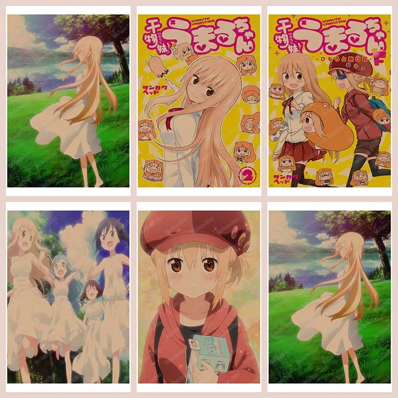 Himouto! Umaru-chan Doma Umaru Nanan ebina motoba kirie wall stikcer kraft poster Japanese Anime
Himouto! Umaru-chan Doma Umaru Nanan ebina motoba kirie wall stikcer kraft poster Japanese Anime