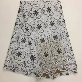 Latest African Cotton Laces Embroidered Nigerian Cotton Swiss Lace With Stones High Quality Switzerland Lace For Men 16-3
Latest African Cotton Laces Embroidered Nigerian Cotton Swiss Lace With Stones High Quality Switzerland Lace For Men 16-3