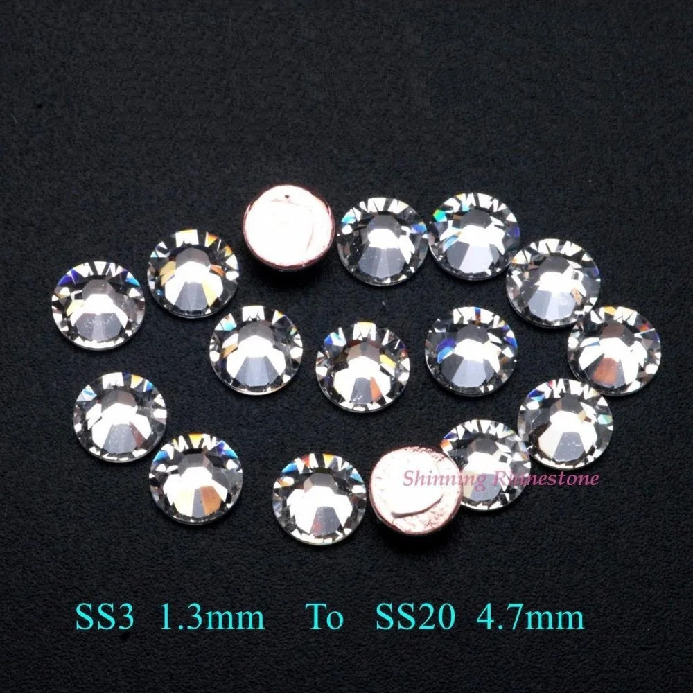 Top Quality! Original SWA Hotfix Rhinestone Clear Crystal / Crystal AB SS3 to SS20 Iron on Glass Diamond! 144 pcs/pack
Top Quality! Original SWA Hotfix Rhinestone Clear Crystal / Crystal AB SS3 to SS20 Iron on Glass Diamond! 144 pcs/pack