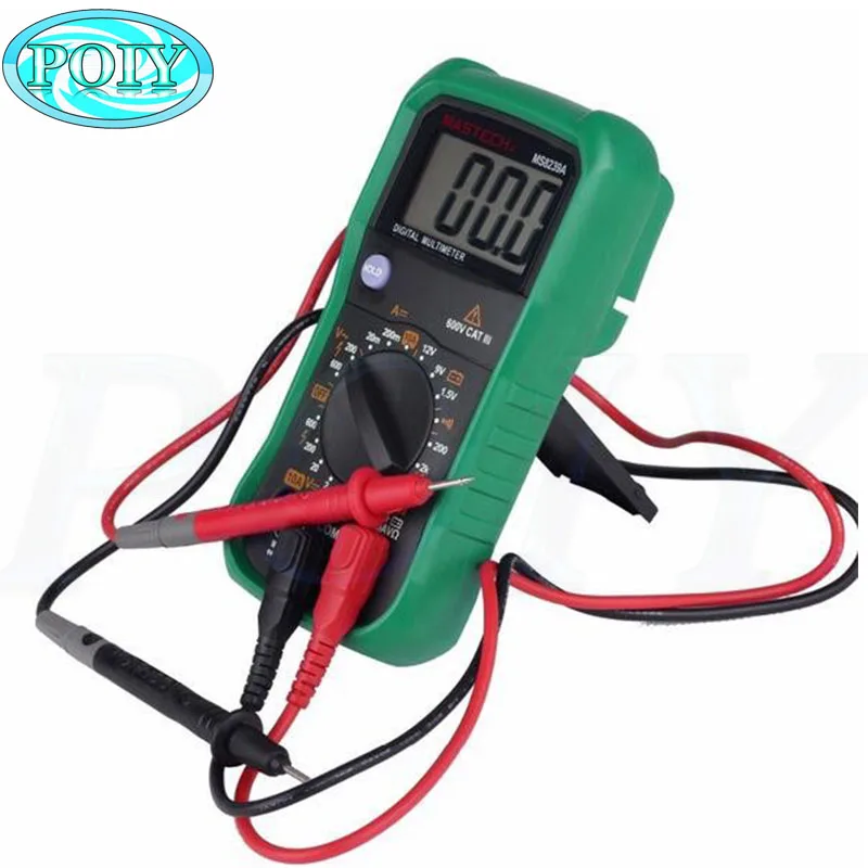 Mastech MS8239A Mini Digital Multimeter DMM AC/DC Voltmeter DC Ammeter Ohmmeter Battery Current Resistance Test Meg
Mastech MS8239A Mini Digital Multimeter DMM AC/DC Voltmeter DC Ammeter Ohmmeter Battery Current Resistance Test Meg