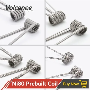 Volcanee 10pcs Ni80 Nichrome Alien V2 Parallel Fused Clapton Coils for E Cig RDA RTA Atomizer Heating Wire Vape Prebuilt Coil
Volcanee 10pcs Ni80 Nichrome Alien V2 Parallel Fused Clapton Coils for E Cig RDA RTA Atomizer Heating Wire Vape Prebuilt Coil