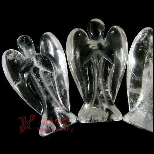 20pcs New Arrival !!! Fashion Beautiful White Rock Crystal Angel Charms Statue Carved Angel Figurine With Wing Pendant Pendants
20pcs New Arrival !!! Fashion Beautiful White Rock Crystal Angel Charms Statue Carved Angel Figurine With Wing Pendant Pendants