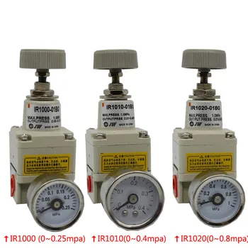 SMC type precision pressure regulator IR1010-01BG/IR1000-01BG/IR1020 regulator with gauge and bracket munal control 0.01-0.4Mpa
SMC type precision pressure regulator IR1010-01BG/IR1000-01BG/IR1020 regulator with gauge and bracket munal control 0.01-0.4Mpa