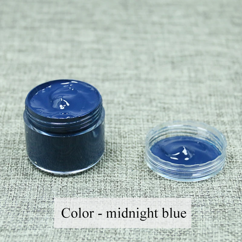 Midnight blue - Leather coloring paste,leather bag,sofa, shoe,clothing,refurbished to change color
Midnight blue - Leather coloring paste,leather bag,sofa, shoe,clothing,refurbished to change color