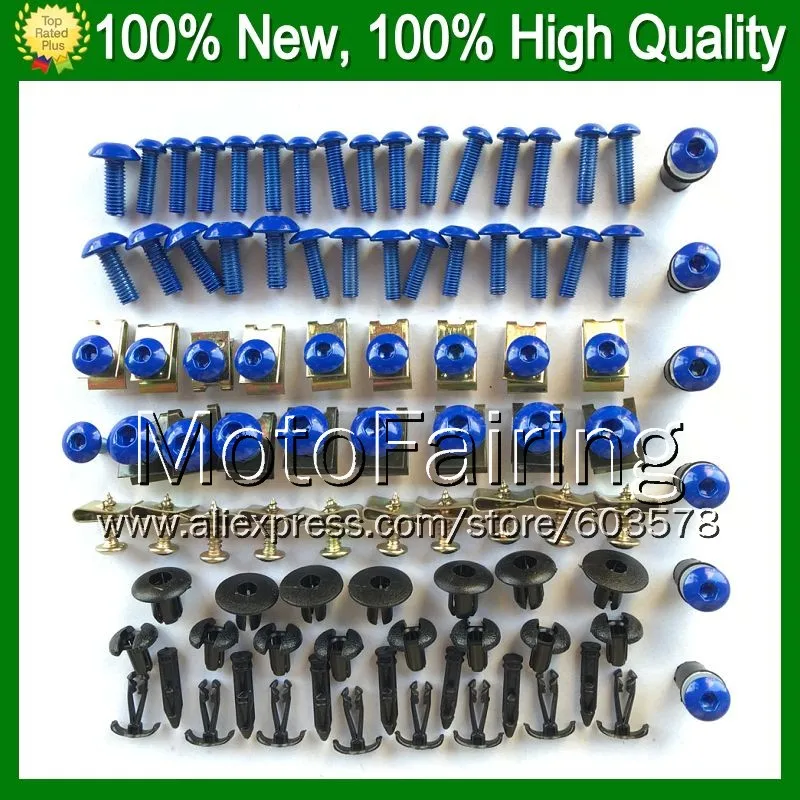 

Fairing bolts full screw kit For KAWASAKI NINJA ZX750 96-03 ZX 750 ZX750P ZX7R ZX-750 1996 1997 1998 1999 8E134 Nuts bolt screws