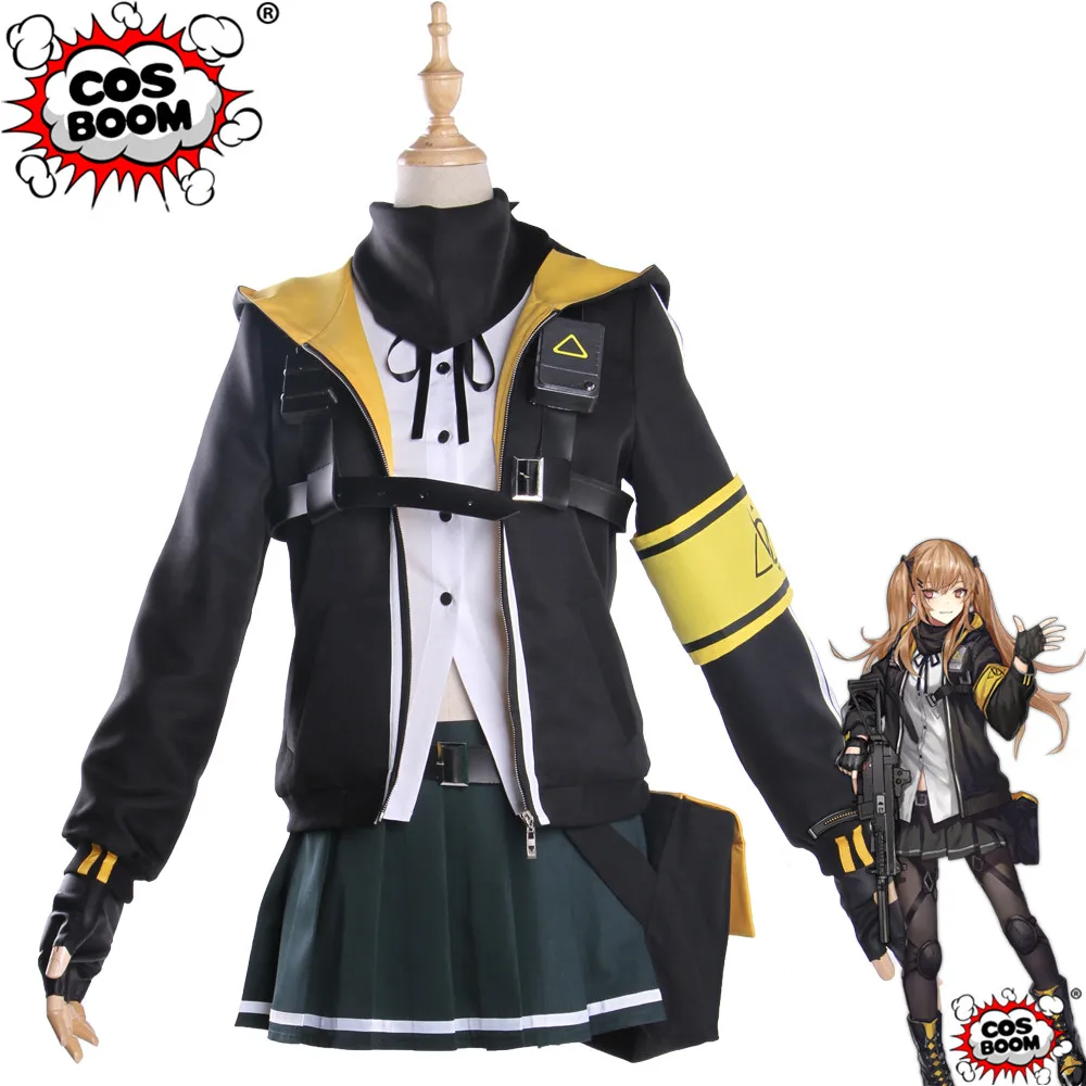 COSBOOM Girls Frontline Cosplay UMP9 Costume Game Battle Uniform Halloween Carnival High School Uniform UMP9 Cosplay Costume
COSBOOM Girls Frontline Cosplay UMP9 Costume Game Battle Uniform Halloween Carnival High School Uniform UMP9 Cosplay Costume