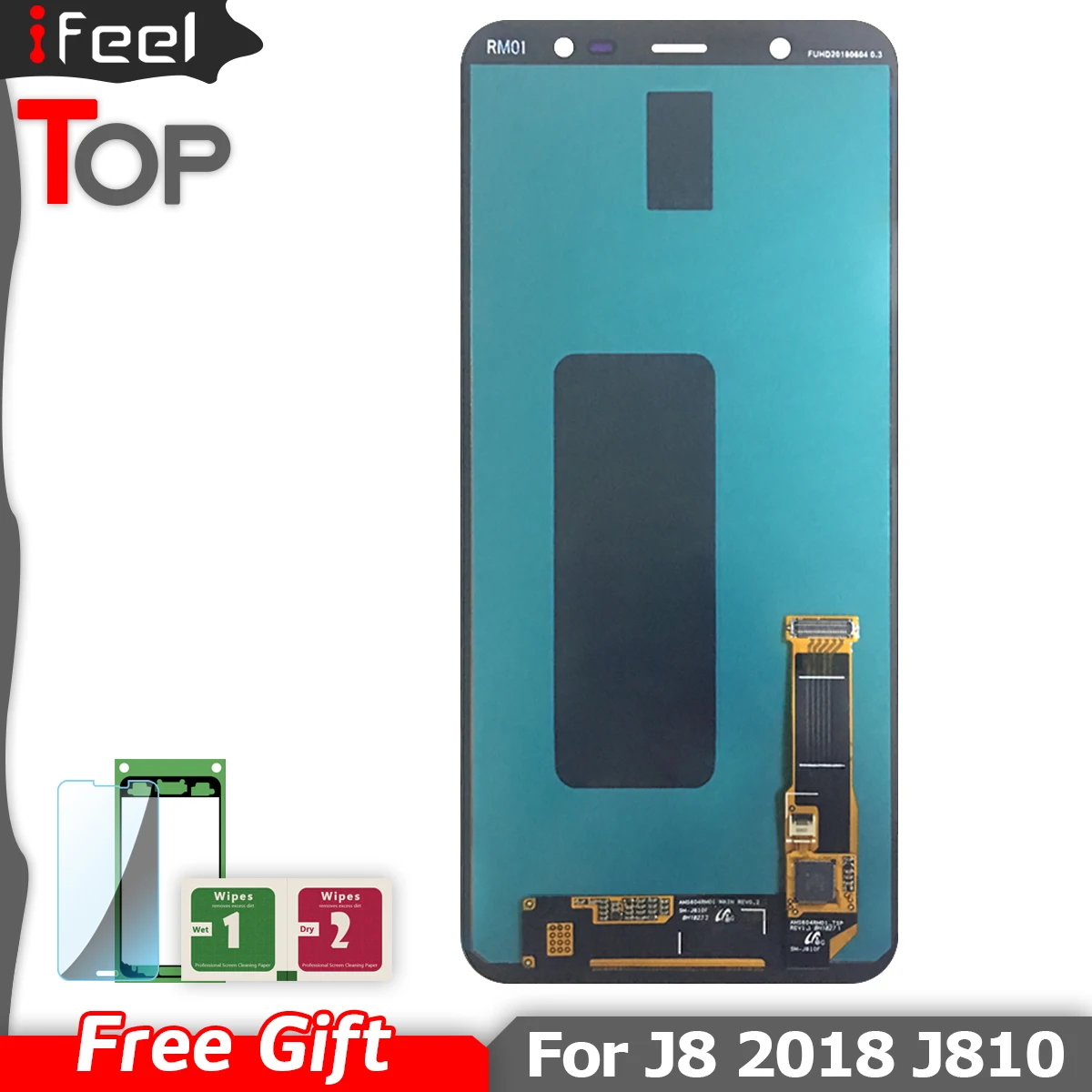 ЖК дисплей 6 0 ''Super AMOLED для SAMSUNG J8 2018 Samsung J810 с сенсорным экраном и дигитайзером в