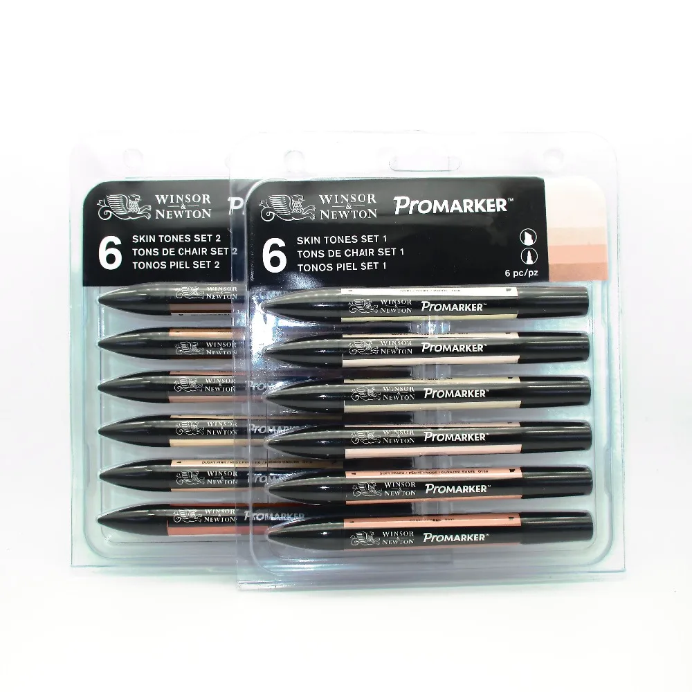 Winsor & Newton Promarker Skin Tones Set Twin Tip Alcohol Based Fast Dry Markers
Winsor & Newton Promarker Skin Tones Set Twin Tip Alcohol Based Fast Dry Markers