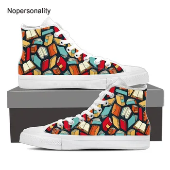 Nopersonality Trendy Fashion Book Lover Vulcanize Shoes Breathable High Top Canvas Shoes for Men Personalized Male Sneakers Plus
Nopersonality Trendy Fashion Book Lover Vulcanize Shoes Breathable High Top Canvas Shoes for Men Personalized Male Sneakers Plus