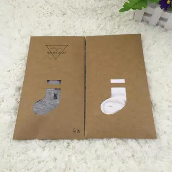 1200Pcs/Lot 11.8x22cm Brown Kraft Paper Garment Clothing Socks Stocking Storage Bag Box Retail Packaging 2 Type SN405
1200Pcs/Lot 11.8x22cm Brown Kraft Paper Garment Clothing Socks Stocking Storage Bag Box Retail Packaging 2 Type SN405