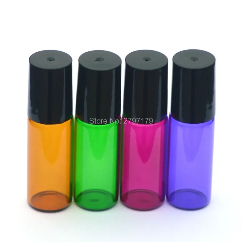 1pcs 5ml Roller Glass Bottle Fragrance Perfume Essential Oil Empty Bottle 5ml Roll-On Black Plastic Cap Bottle
1pcs 5ml Roller Glass Bottle Fragrance Perfume Essential Oil Empty Bottle 5ml Roll-On Black Plastic Cap Bottle