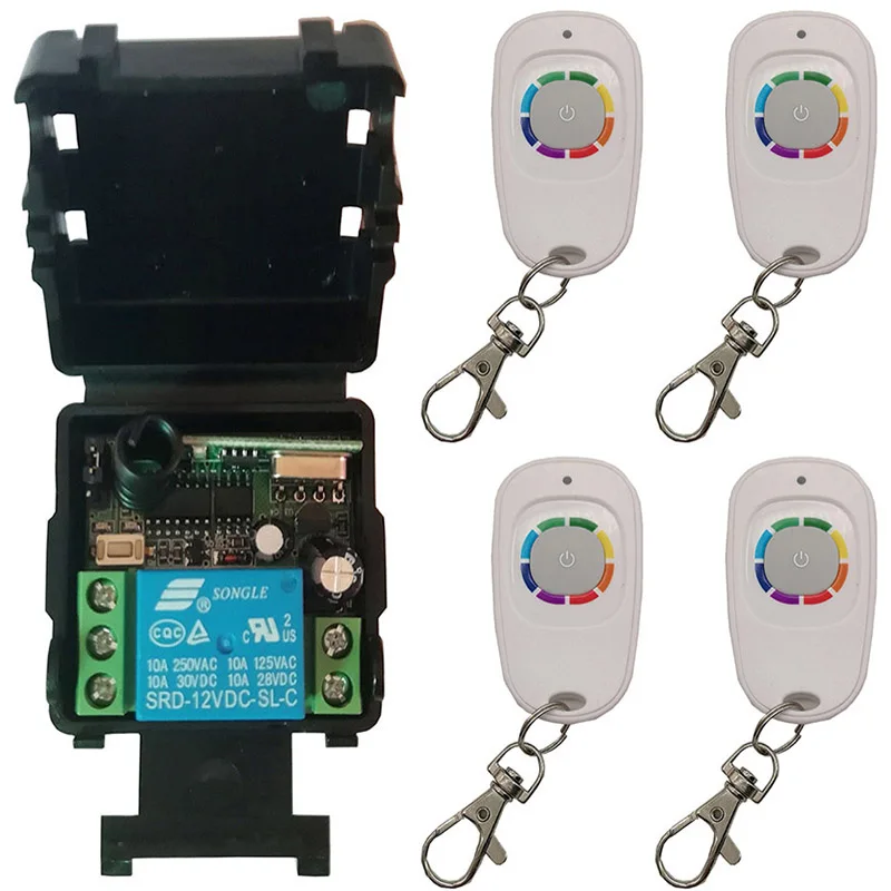 Mini Size DC12V 24V 1CH 1CH 10A RF Wireless Remote Control Switch System,Receiver+ one-button Transmitter Garage Doors shutters
Mini Size DC12V 24V 1CH 1CH 10A RF Wireless Remote Control Switch System,Receiver+ one-button Transmitter Garage Doors shutters