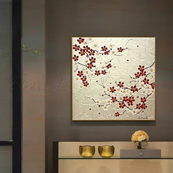 Canvas oil painting caudros decoracion palette knife texture acrylic red flower Wall art Picture For Living Room Home Decor87
Canvas oil painting caudros decoracion palette knife texture acrylic red flower Wall art Picture For Living Room Home Decor87