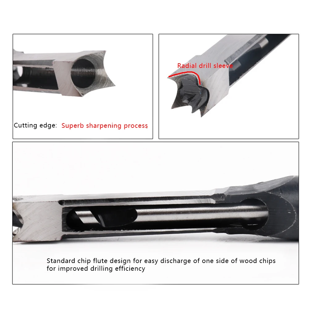 4pcs Woodworking Square Drill Bits Set Wood Mortising Chisel Countersink Bits Woodworker Tool Kits MAL999
4pcs Woodworking Square Drill Bits Set Wood Mortising Chisel Countersink Bits Woodworker Tool Kits MAL999