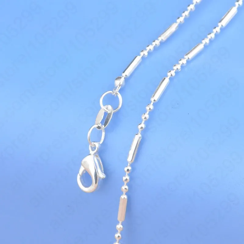 1PC 925 Sterling Silver Jewelry Necklace Chains With Lobster Clasps For Pendant Gift New Fashion 16-18-20-24 Inches
1PC 925 Sterling Silver Jewelry Necklace Chains With Lobster Clasps For Pendant Gift New Fashion 16-18-20-24 Inches