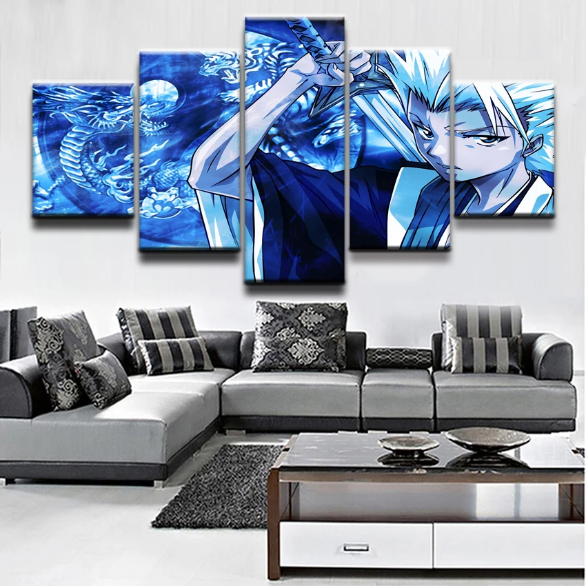 Canvas Prints Painting Modular Pictures Wall Art Home Decor Bedroom 5 Pieces Anime Bleach Toshiro Hitsugaya Poster Framework
Canvas Prints Painting Modular Pictures Wall Art Home Decor Bedroom 5 Pieces Anime Bleach Toshiro Hitsugaya Poster Framework