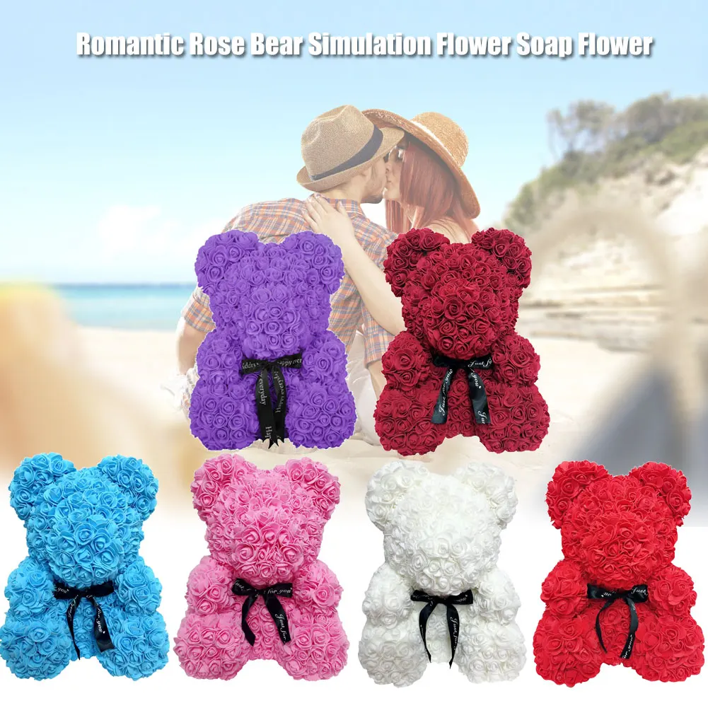 Hot 25cm Foam Rose Bear Romantic Flower Bear for Valentine Birthday Wedding Anniversaries XJS789 
Hot 25cm Foam Rose Bear Romantic Flower Bear for Valentine Birthday Wedding Anniversaries XJS789