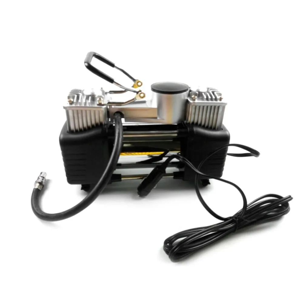 150PSI 12V Car Tyre Inflator Double Cylinder Air Compressor Metal Tire Inflator High Pressure Air Pump with Tools Suitcase 2
150PSI 12V Car Tyre Inflator Double Cylinder Air Compressor Metal Tire Inflator High Pressure Air Pump with Tools Suitcase 2