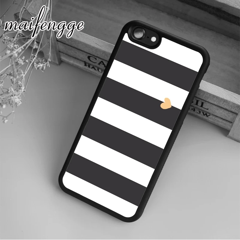 maifengge Black White Striped with Love Case For iPhone 6 6S 7 8 Plus X 5 5S SE Case cover for Samsung S5 S6 S7 edge S8 Plus
maifengge Black White Striped with Love Case For iPhone 6 6S 7 8 Plus X 5 5S SE Case cover for Samsung S5 S6 S7 edge S8 Plus