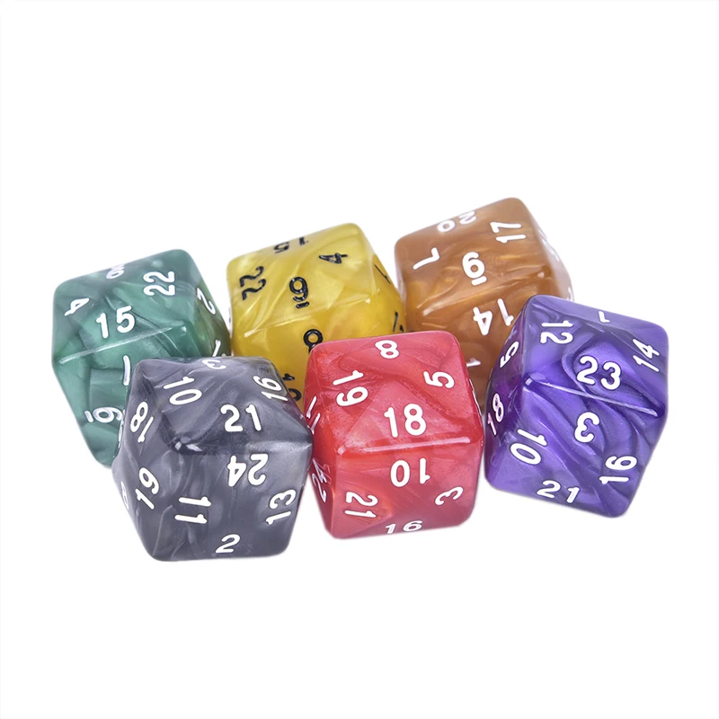 Opaque Poly D3 D16 D30 Die Dice Set 3 16 30 Sided RPG White Green Red Blue RPG