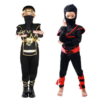 Children's day hot black Ninja carnival Costumes Halloween Party Boys Girls Warrior Stealth Children Cosplay Assassin Costume
Children's day hot black Ninja carnival Costumes Halloween Party Boys Girls Warrior Stealth Children Cosplay Assassin Costume