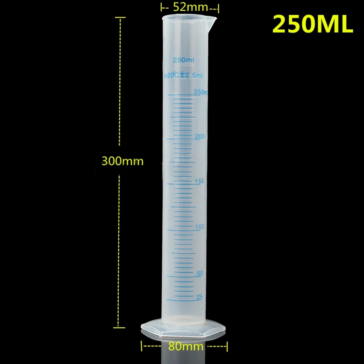 2018 New 100/250ml Test Jar Plastic Tube For Beer and Wine Making Hydrometer Homebrew