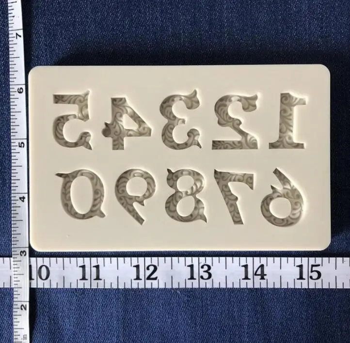 Silicone Mold European-style pattern number shape Fondant Silicone Mould Cake Decoration Sugar Mold Baking Sugarcraft Mold
Silicone Mold European-style pattern number shape Fondant Silicone Mould Cake Decoration Sugar Mold Baking Sugarcraft Mold