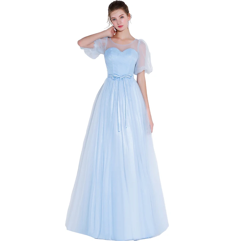Sky Blue Long Evening Dresses 2019 for Women Plus Size A line Wedding Party Prom Dresses Formal Women Dresses Long
Sky Blue Long Evening Dresses 2019 for Women Plus Size A line Wedding Party Prom Dresses Formal Women Dresses Long